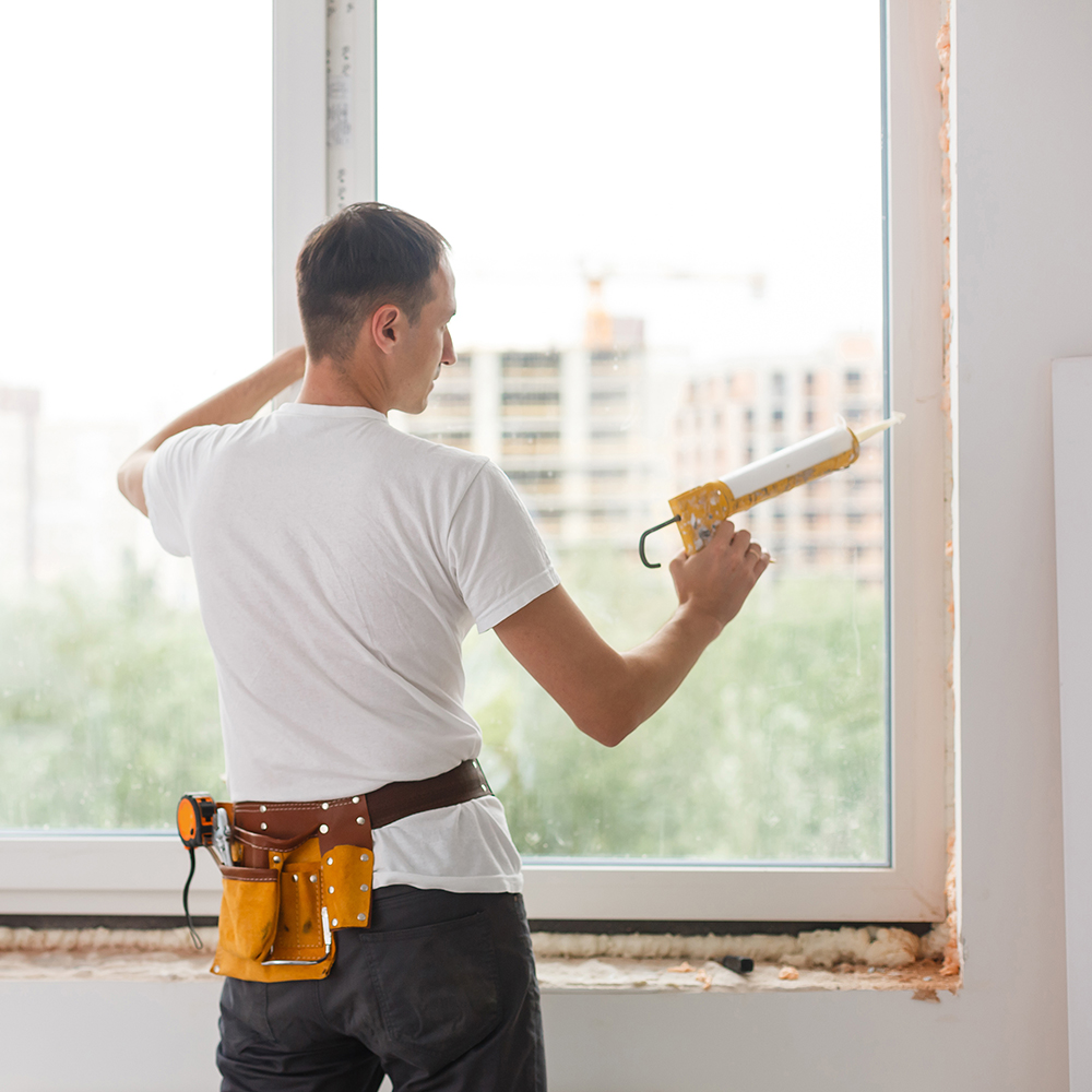 Caulking A New Window Frame